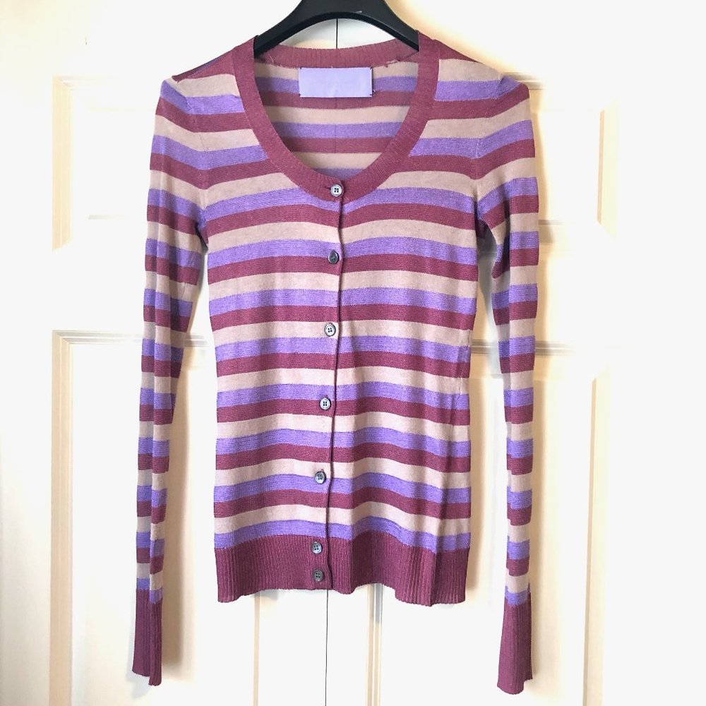 VERA WANG  LAVENDER LABEL Women's VINTAGE TOP Sweater  Multicolor Metallic XS
